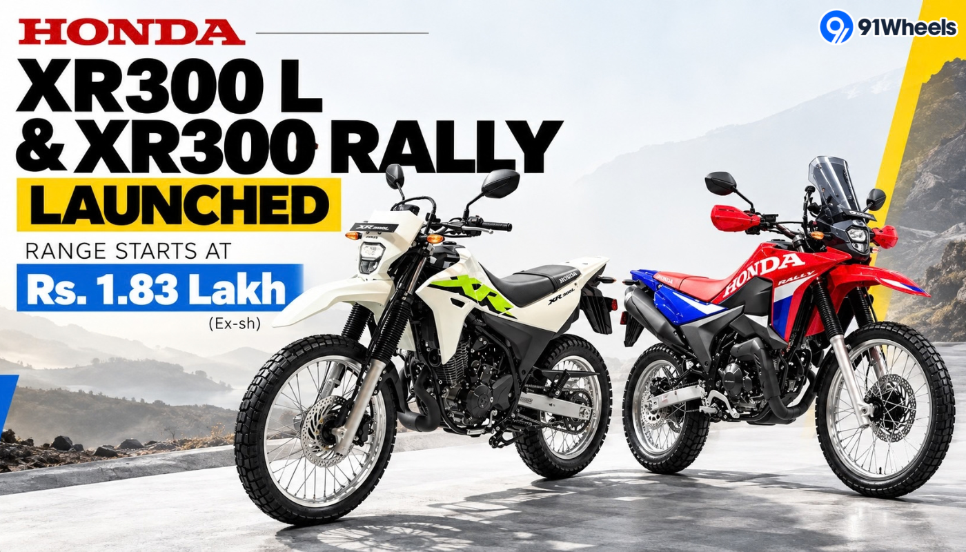 Honda XR300 L and XR300 Rally Launched; Range Starts At Rs. 1.83 Lakh (Ex-sh)
